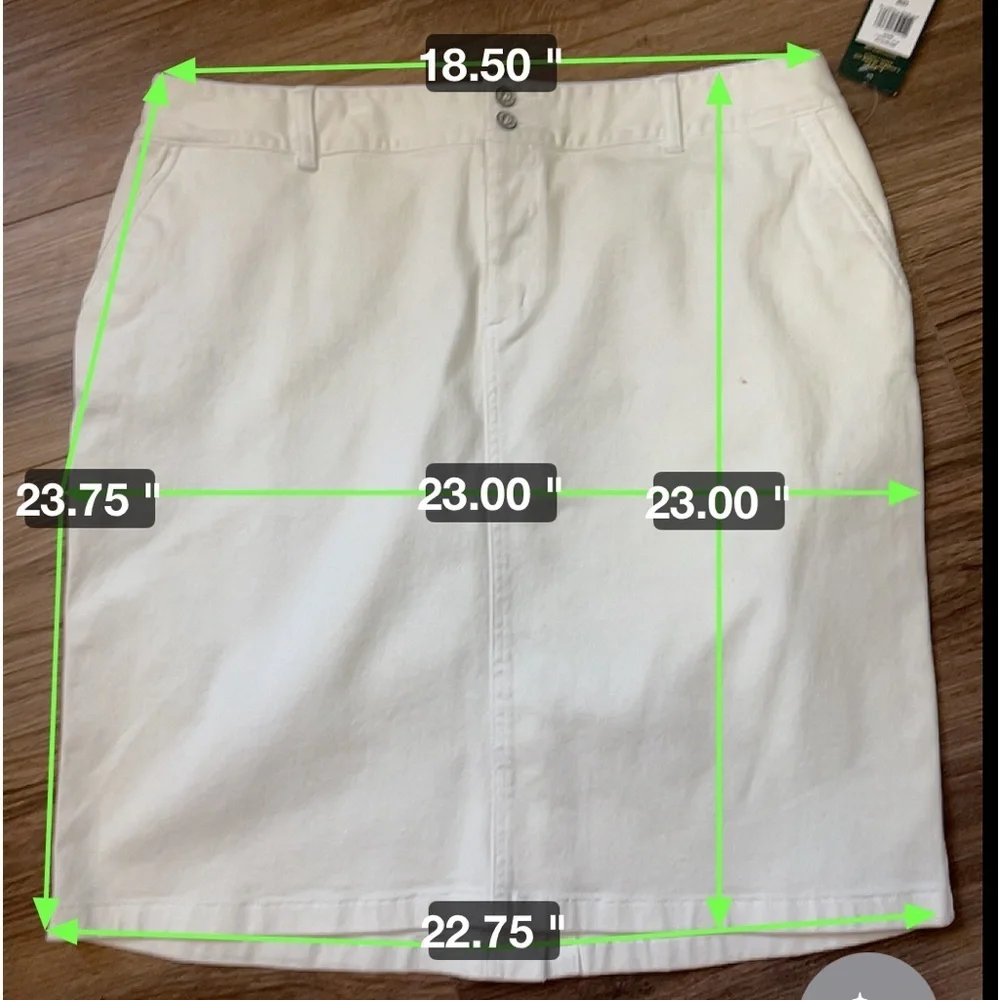 Lauren Ralph Lauren White Pencil Skirt